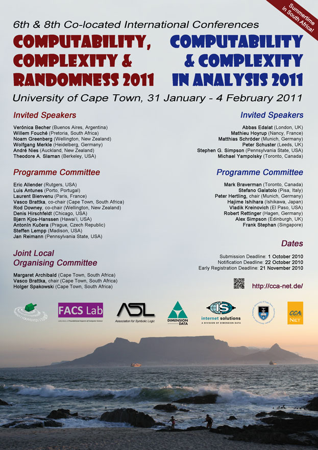 CCA-CCR 2011 Poster